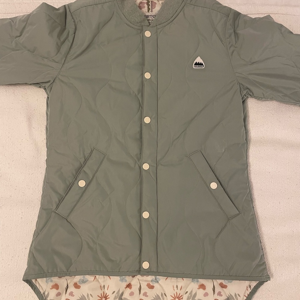 Burton Sage Green Quilted Jacket